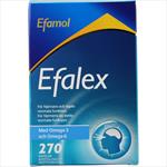 Efalex kapseli Для улучшения работы мозга и здоровья  глаз, 270 капсул